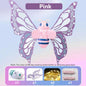 Electric Butterfly Wings Moving Elf Wing with Light Fairy Wings for Kids Birthday Christmas Cosplay Dress Up Angel Girls Toy