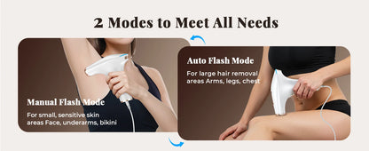 Haarlosy IPL Devices Hair Removal Laser Painless Hair Removal Device with HR/SC/RA, 9 Levels, 999,900 Flashes at Home for Women