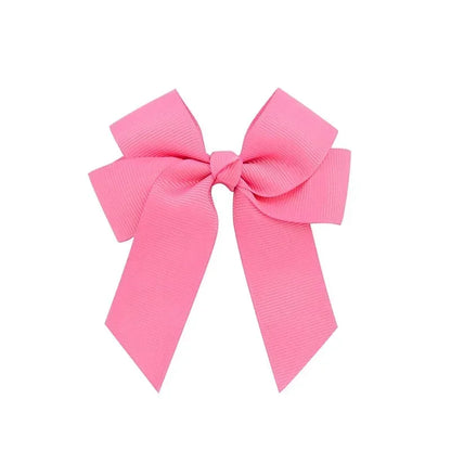 1pcs 3.6'' Solid Color Bowknot Hair Clips For Baby Girls Classic Bows Hairpins Cute Barrettes Headwear Kids Hair Accessories