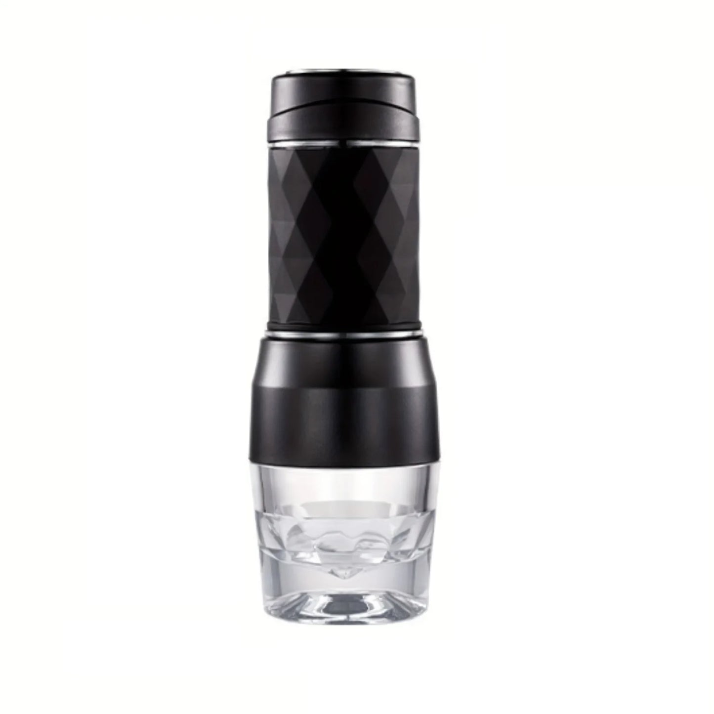 HOMEFISH 3 In1 Portable Coffee Machine Hot/Cold Water Manual Espresso Maker For Capsule & Ground Hand Press Brewer hiking Travel