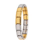 Hapiship New Women's Jewelry 9mm Width Itanlian Elastic Charm Bracelet Fashion Stainless Steel Bangle ST-