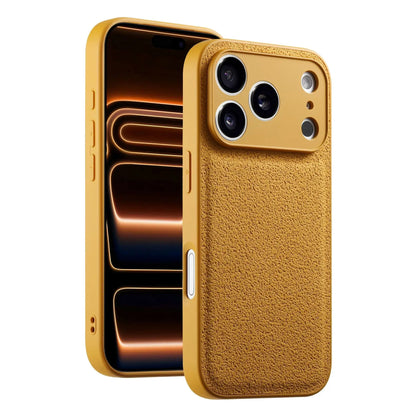 Business Moon Pit Texture Phone Case, Solid Color Full‑Coverage Shockproof Protective Cover for iPhone 17 Pro Max 16 15 14 13 12