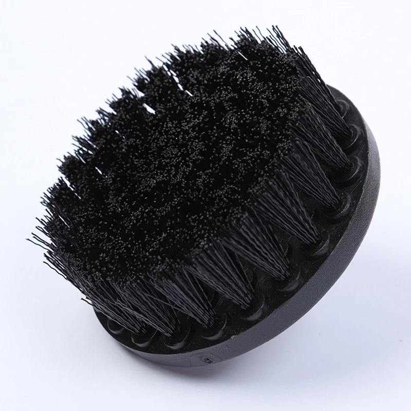 4'' Blue Electric Scrubber Brush Drill Brush Kit Plastic Cleaning Brush Tool for Car Tires Nylon Brushes Car Detailing