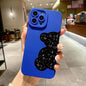 Floral Bear Painting Phone Case For iPhone 17 16 15 14 Pro Max 16E 13 12 11 16 Plus 17 Air Shockproof Soft Silicone Bumper Cover