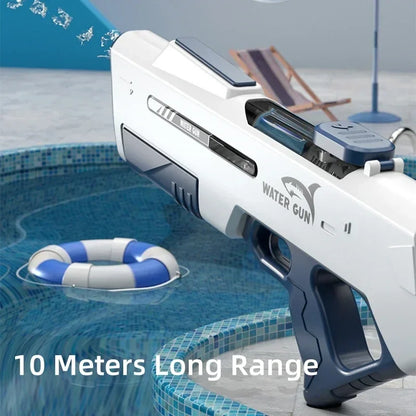 Kids Electric Water Gun Toys Summer Outdoor Beach Pool Garden Fight Games High Pressure Automatic Bursts Watergun Children Gifts