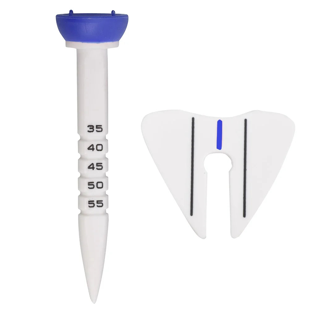 4 Pcs 33-55mm Adjustable-height Golf Tee Training Accessories