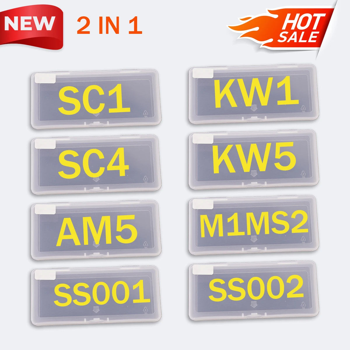 NEW 2 In1 SC1 KW1 SC4 KW5 AM5 M1MS2 SS001 SS002 R52 R52L LOCKSMITH TOOLS