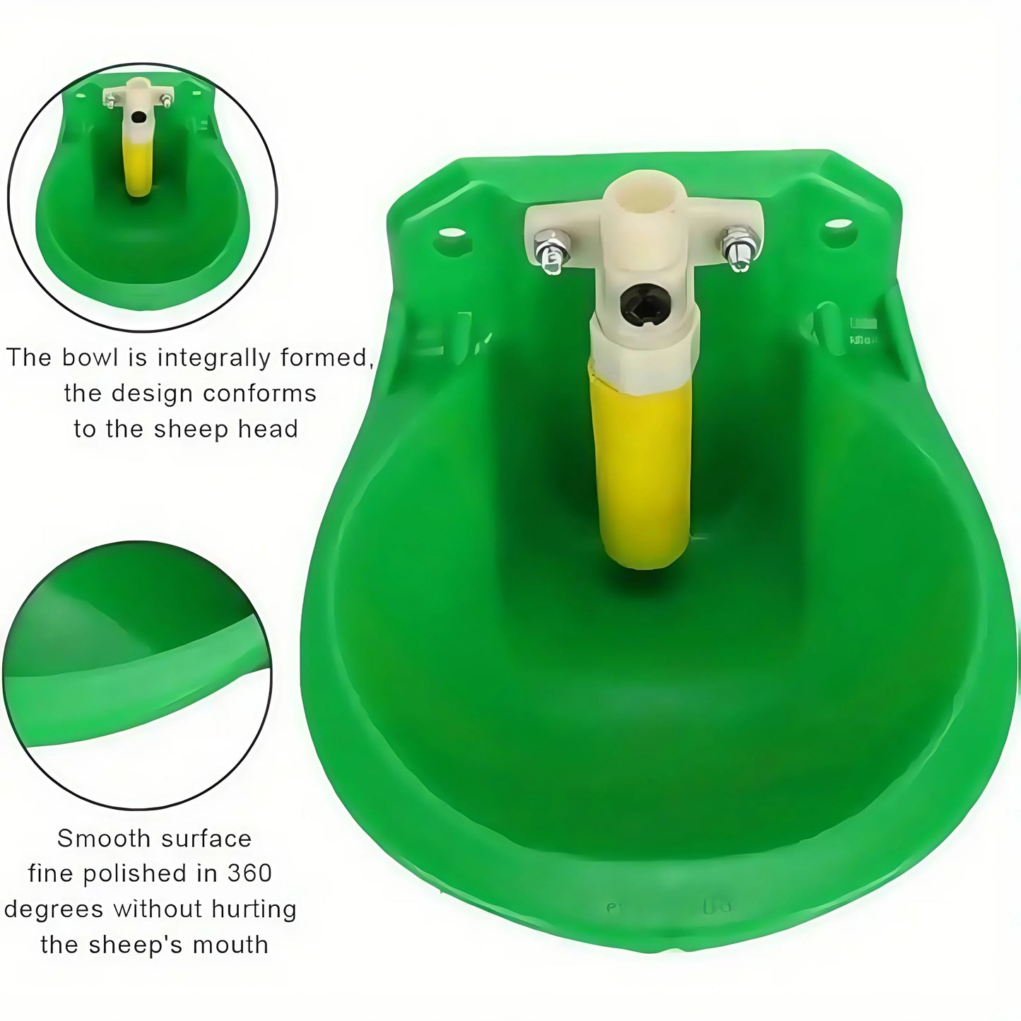 Livestock Sheep Goat Drinking Bowl Plastic Value Quality Water Fountain Cattle Sheep Dog Feeding Supplies Farm Animals Livestock