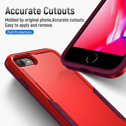 For iPhone SE 3 2022 Case Shockproof Hybrid Case Dual Layer Design Hard Cover For iPhone SE 2 2020/iPhone 6/6S/7/8 Plus Cases