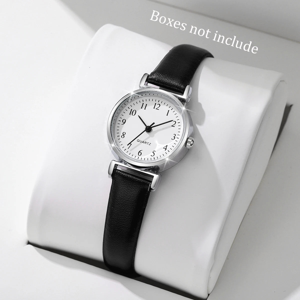 Fashion Small Dial Women Watches Simple Leather Band Analog Quartz Wristwatch for Ladies Clock Reloj Mujer（Without Box）