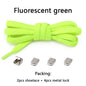 No tie Shoe laces Elastic laces Sneakers Flat Shoelaces without ties Quick Shoelace for Shoes Kids Adult One Size fits All Shoes