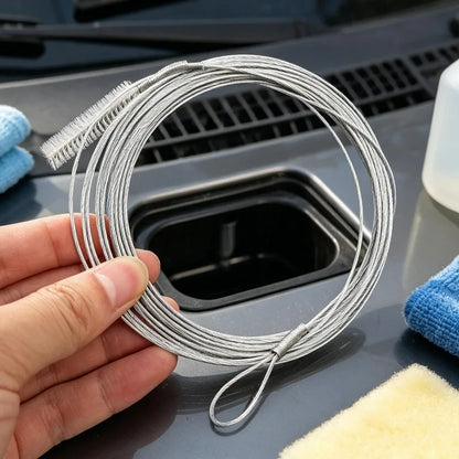 Car Drain Dredge Cleaning Scrub Brushes 1.5/3/6m Extended Auto Sunroof Long Hoses Detailing Cleaning Tool Car Accessories