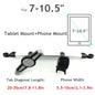 Car Tablet Headrest Holder for 7-13" Tablets Adjustable Car Back Seat Headrest Tablet Mount Stand Road Trip Essentials for Kids