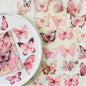 Journamm 40pcs ET Butterfly Stickers Scrapbook Supplies Creative Hand Account Materials Decoration DIY Stickers Junk Journal