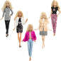 NK 1/6 Doll Princess Dress For 11.5 Inch Doll Clothes For 29CM Dolls Accessories Fashion Outfits Wear Casual Dress Gift Toy JJ