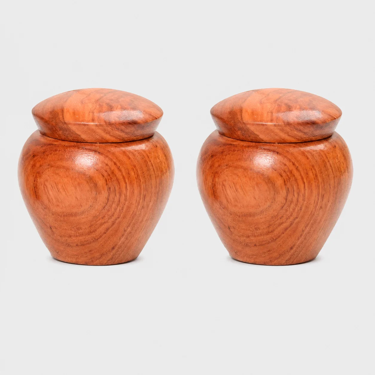 G4 Handmade Solid Wood Pet Urn Box Keepsake with Secure Seal Natural Memorial Storage for Dog Cat Ashes Hair Gift for Pet Lovers