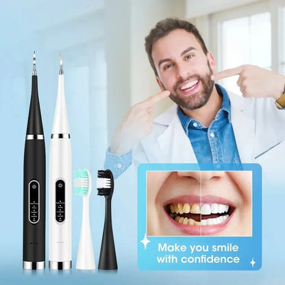 Ultrasonic Electric Sonic Dental Scaler Stain Tartar Calculus Remover Teeth Whitening Cleaning Oral Irrigator Electric