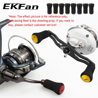EKFan 1PC with 7*4*2.5mm Bearing EVA Ultralight Spinning Baitcasting Fishing Reel Knob for A/S/D Lure Reel Handle DIY Parts
