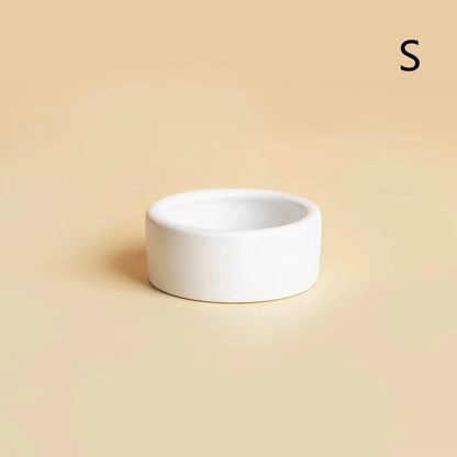 Ceramic Feed Bowl Reptile Food Ceramic Bowl Anti-Escape Ceramic Feeder Dish Reptile Water Bowl For Hermit Crab Gecko Chameleon
