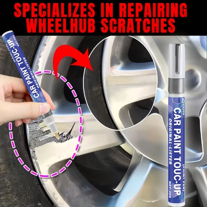 Silver Color Car Paint Touch Up Pen, HUB Scratch Repair Restore, Disappear Scratches, Fast Effective Renewal,Car Paint Quick Fix