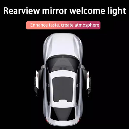 Suitable for Cadillac CT4/CT5/CT6/ATS/CTS/ Escalade rearview mirror welcome carpet light projection