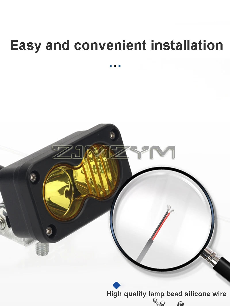 Spotlight Exploration Led Flash Off-road Modification Accessories Roof Rack Light Energy-saving Waterproof Work Light