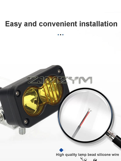 Spotlight Exploration Led Flash Off-road Modification Accessories Roof Rack Light Energy-saving Waterproof Work Light