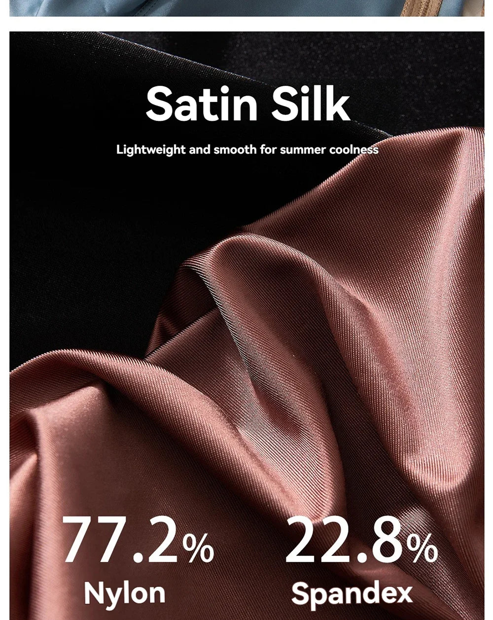 3PCS/Pack Luxury Satin-like Ice Silk Men's Panties Hygroscopic Breathable Double-layer Silk Crotch Boxer High Elastic Underpants