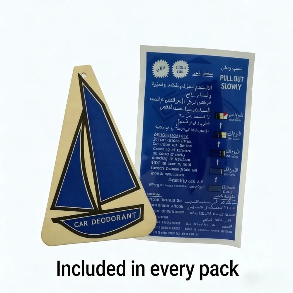 BAGUS 5-20pcs Smooth Sailing Scented Sheets Car Air Freshener for Long Lasting Freshness in Vehicle