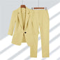 Unisex Oversized Blazer Suits Two 2 Pcs Sale Autumn Spring Women Men OL Blazer& One Button Straight Pant Suits JYFS-8752