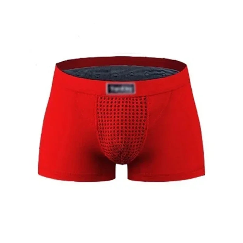 2026 Upgraded Men's Magnetic Therapy Boxer Briefs 22 Grade Magnets Acupoint Aligned Health Underwear L 6XL Blood Flow Support