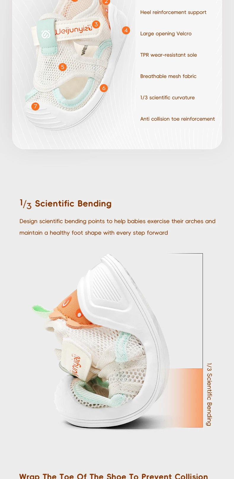 Baby Walking Shoes Summer Boys Mesh Shoe 1-3 Year Girls Sandals Soft Sole Anti Slip Children Casual Shoe Lightweight Baby Shoes