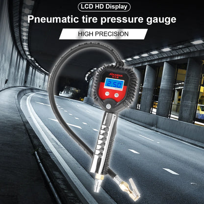 Digital Display Tire Pressure Gauge Auto Accessories High-precision Monitoring Inflation Gun Universal Car Tire Manometro
