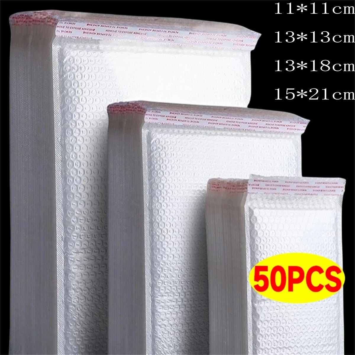 Wholesale White Bubble Envelopes Bag Waterproof Foam Bubble Mailers Shipping Envelope Bags Plastic Self Sealed Packing Pouches