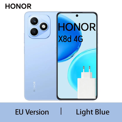 HONOR X8d EU version smartphoneSnapdragon 6s 4G Gen 2  6.77" AMOLED 7000mAh battery 45W super fast charging 108MP high-definition main camera IP65