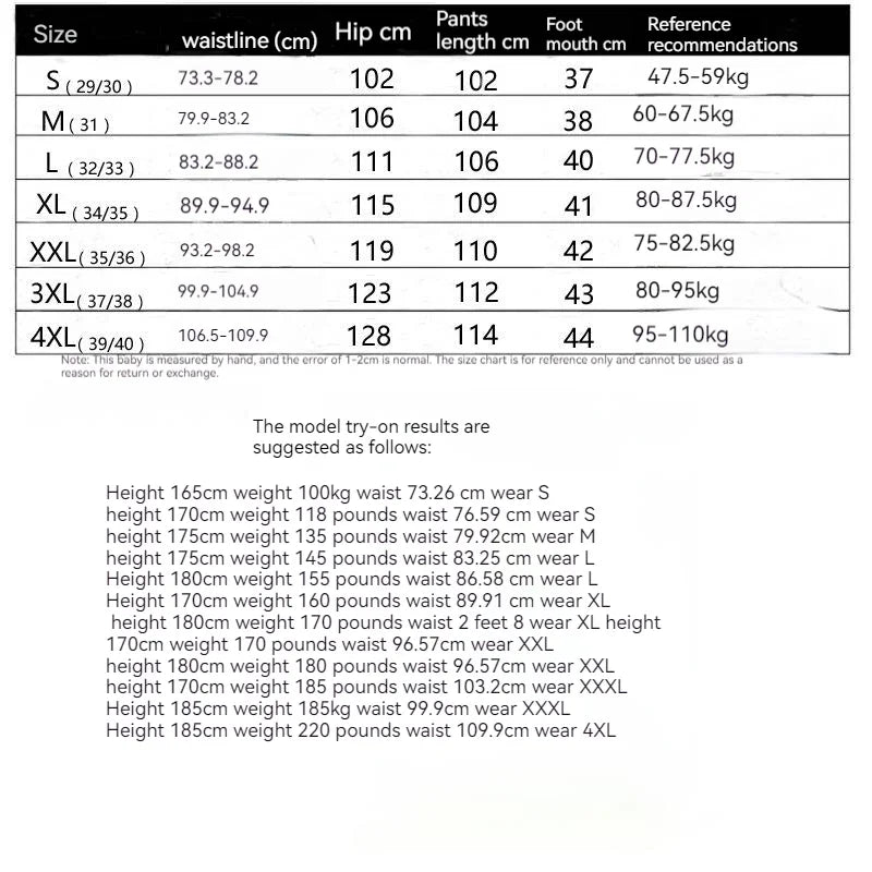 Asian Size Work Pants Men Man Pants Cargo Pants Span Work Clothes Men's Cargo Pants Cargo Pants Man Men's Cargo Pants for Summer