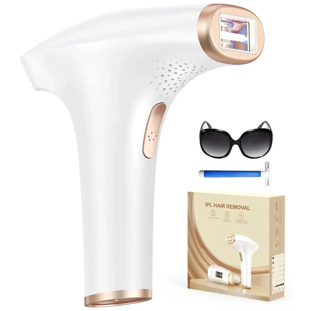 Haarlosy IPL Devices Hair Removal Laser Painless Hair Removal Device with HR/SC/RA, 9 Levels, 999,900 Flashes at Home for Women