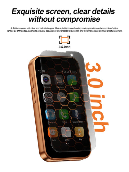 SERVO 17SE MINI 3G Tiny Smartphone Android System Play Store 2GB+16GB WhatsAPP GPS WiFi Dual SIM Card 3.0" Small Smart Cellphone