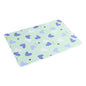 80x120cm cartoon heart, urine separator pad, waterproof, washable, replaceable, night and menstrual protection for baby care