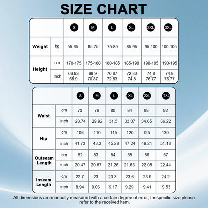 Men's Summer Cargo Shorts Multi-Pocket Drawstring Pants Casual Loose Fit Knee-Length Shorts for Outdoor & Streetwear