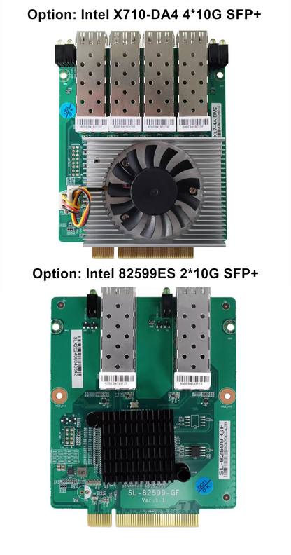 New Solid Firewall Appliance 12th Gen Intel Pentium Gold 8505 10G/1G SFP 4*2.5G RJ45 LAN 2*DDR5 NVMe Mini PC Proxmox ESXi Server