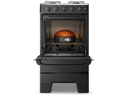 Esmaltec 4-Burner Black Ideal Pop 4120 Stove