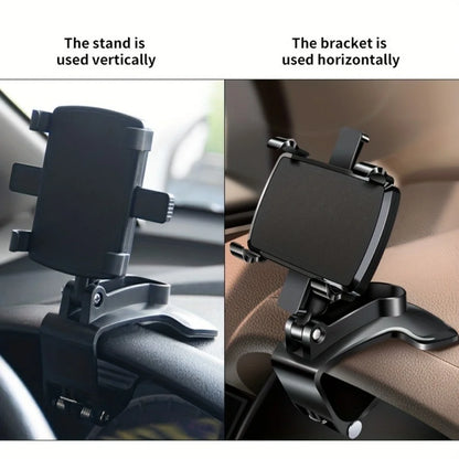 Universal Multi-Function Car Mobile Phone Holder Dashboard GPS Mobile Phone Holder Clip 360 Degree Rotatable Car Accessories