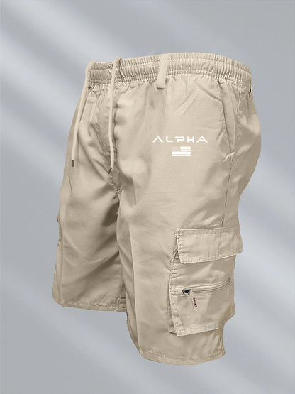 New Men's Cargo Shorts Fashion Casual Running Shorts Big Pocket Sports Slacks Cargo Panels Trousers Plus Size for Male