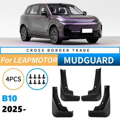 Auto Front And Rear Wheels Fender 2025 For Leapmotor B10 Car Mudguards Protect Accessories Splash-proof Wing Exterior Parts