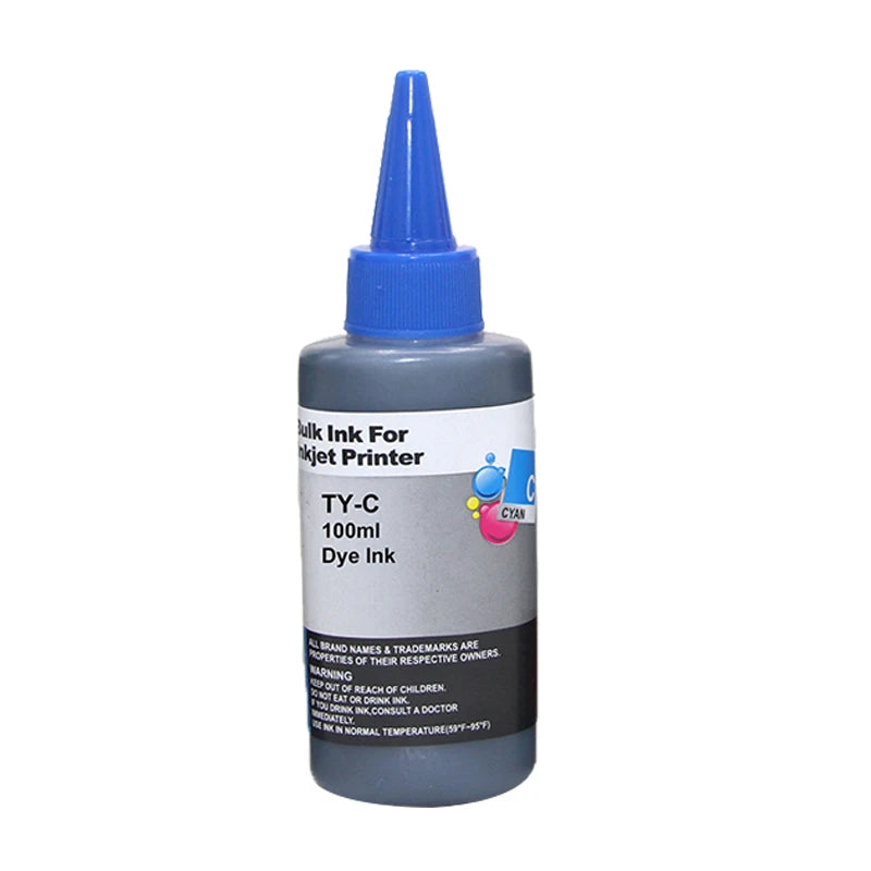 100ML Refill Ink Kit For HP 21 22 301 302 304 121 122 123 650 652 300 140 141 63 65 343 338 Printer Ink Cartridge