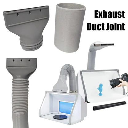 15CM Flat Mouth Joint Exhaust Duct Portable Mobile Air Conditioner Window Duct Pipe Hose Interface Connector Flat Nozzle