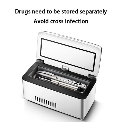 10400mAh Portable Insulin Refrigerator USB Rechargeable Mini Cold Box Drug Medicine Constant Temperature Cooler Case With Bag