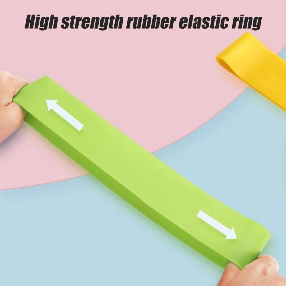 5Pcs Resistance Band Set for Men and Women 5 Elastic Bands with Different Resistance Levels for Long Workouts In The Home & Gym