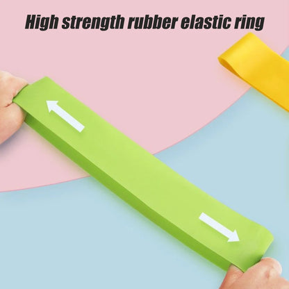 5Pcs Resistance Band Set for Men and Women 5 Elastic Bands with Different Resistance Levels for Long Workouts In The Home & Gym
